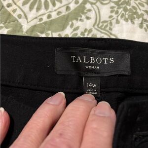 Talbots Women's Classic Black Jeans